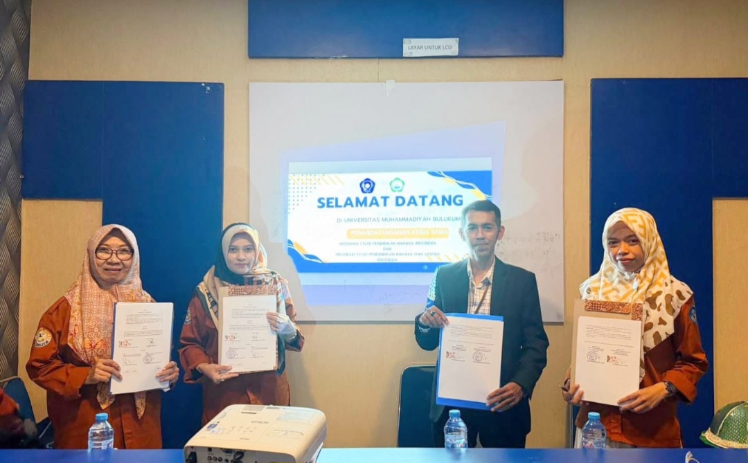 Prodi Pendidikan Bahasa Indonesia UM Bulukumba dan Universitas Khairun Ternate Teken MoU