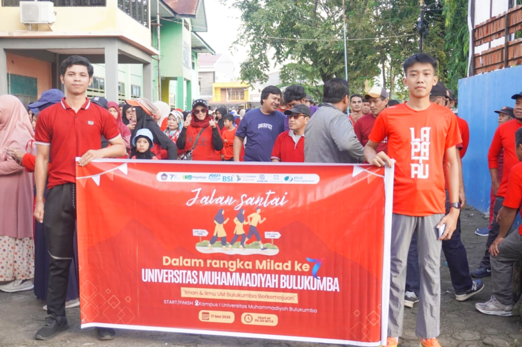 Pererat Silaturahmi, UM Bulukumba Gelar Jalan Santai