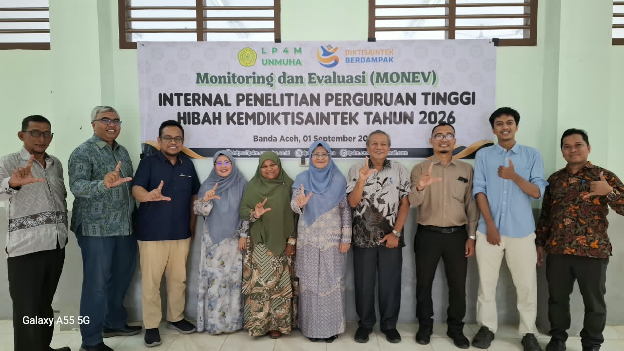 LP4M Unmuha Gelar Monev Penelitian Hibah Kemdiktisaintek 2026