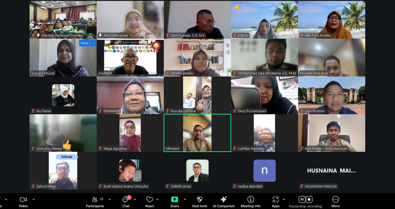 ​FE Unmuha Gelar Workshop Kurikulum OBE untuk Tingkatkan Mutu Lulusan