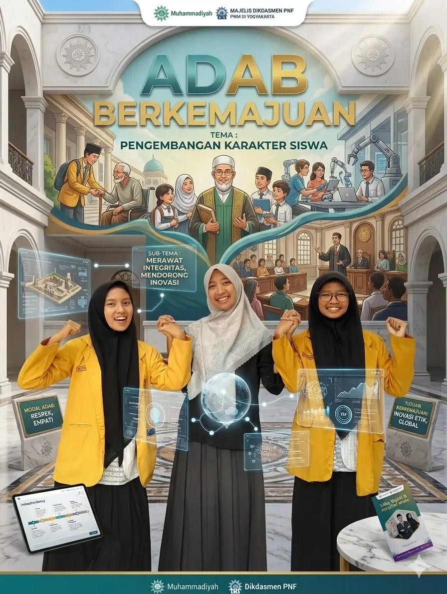 Adab berkemajuan : Menjawab tantangan Karakter Siswa di Era Krisis Abad Digital