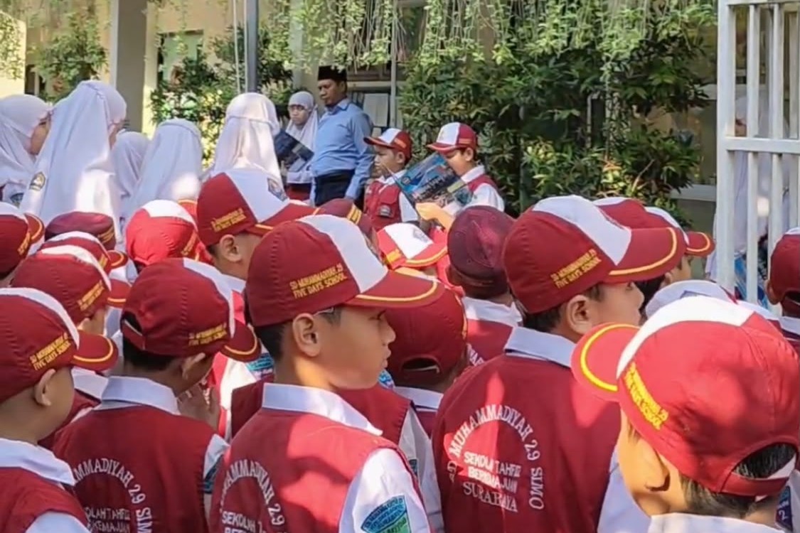 Jelang Sumatif Tengah Semester, Ini Pesan Kepala Sekolah untuk Siswa SD Muhammadiyah 29 Surabaya