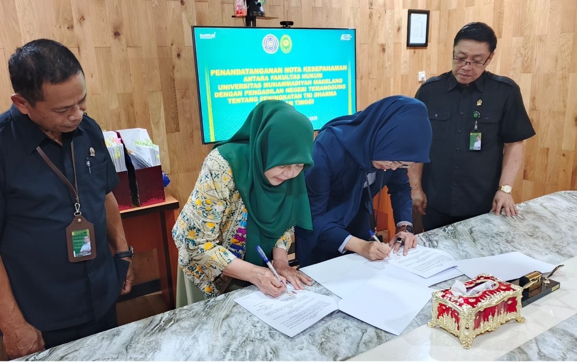 FH UNIMMA Lanjutkan Kolaborasi dengan Pengadilan Negeri Temanggung, Siapkan Lulusan Hukum Siap Praktik
