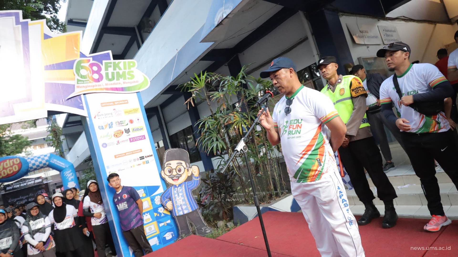 Pelari dari Jawa Barat Tempuh 5K, Edu Fun Run FKIP UMS Dinilai Kondusif